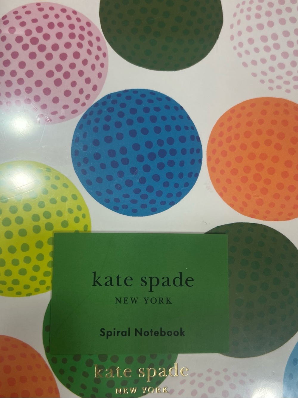 Kate Spade New York Large Spiral Notebook Mini Golf - Picture 2 of 3